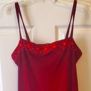 Short Dark Red Laundry by Shelli Segal Dress